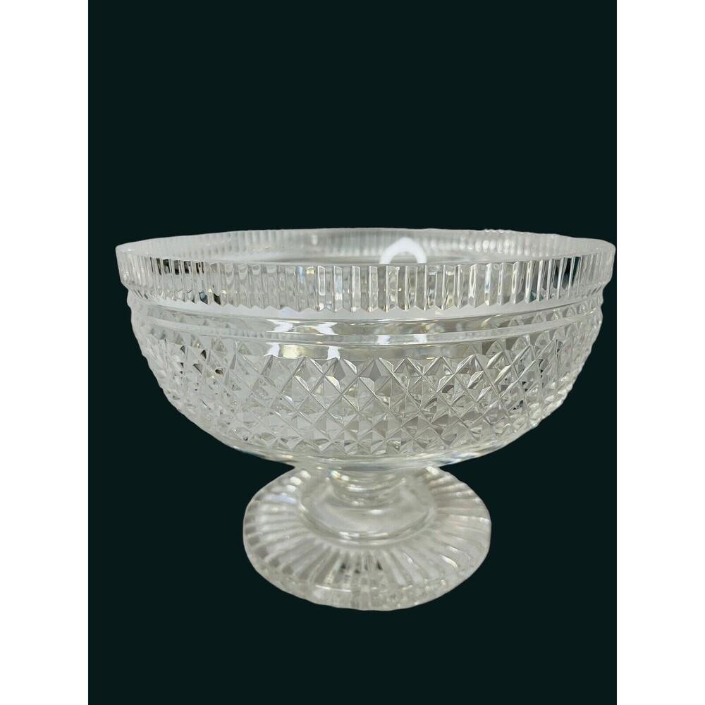 Waterford Centerpiece Bowl ~ Castletown Cut ~ Footed Pedestal